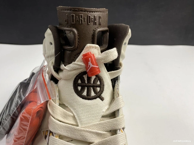 (2020) Jordan AIR CZ4152-100 Quai54 6 Retro Brown Sail 0711